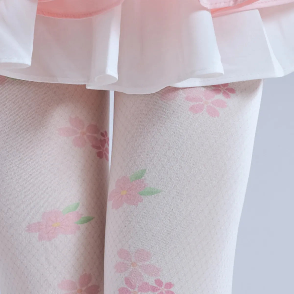 Sakura Mesh Print Tights