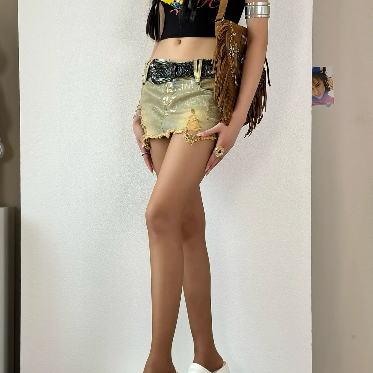 Wasteland Caramel Brown Tights