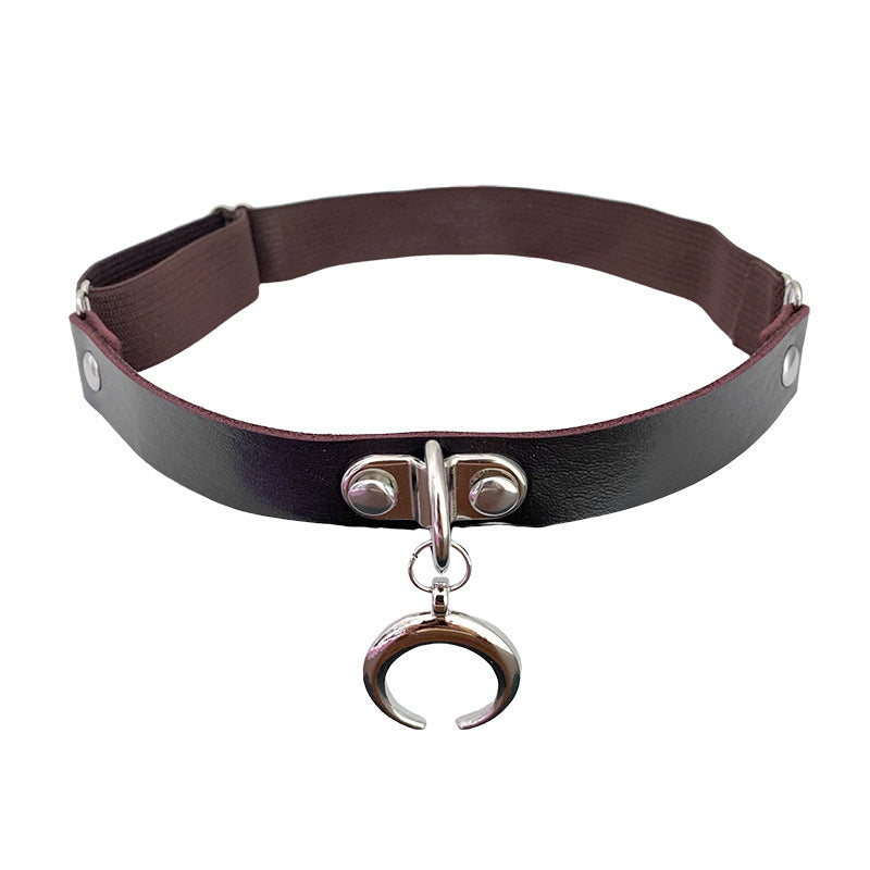 Sexy Punk Moon Thigh Garter Belt