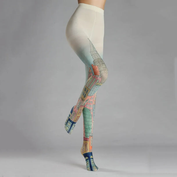 House Art Print Tights