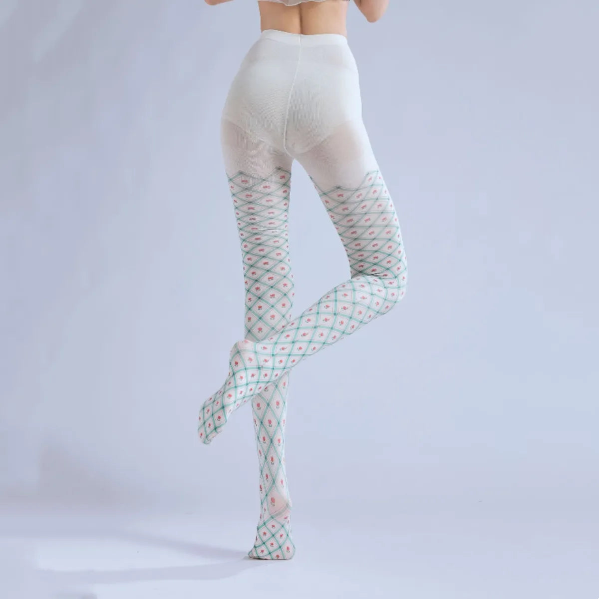 Plaid Print JK Lolita Tights