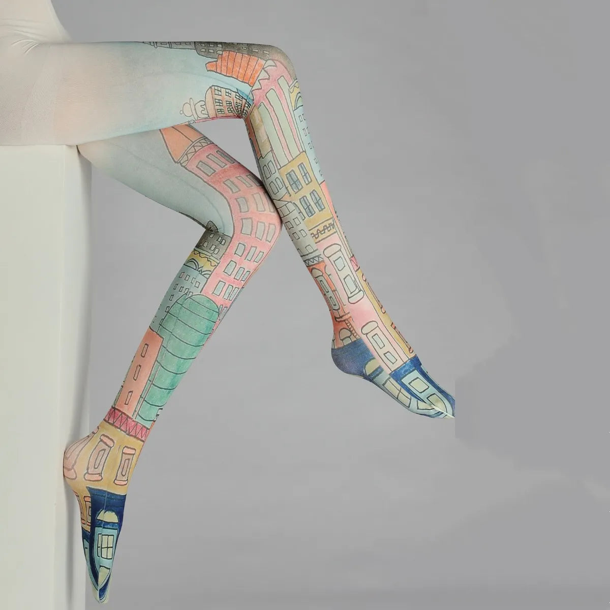 House Art Print Tights