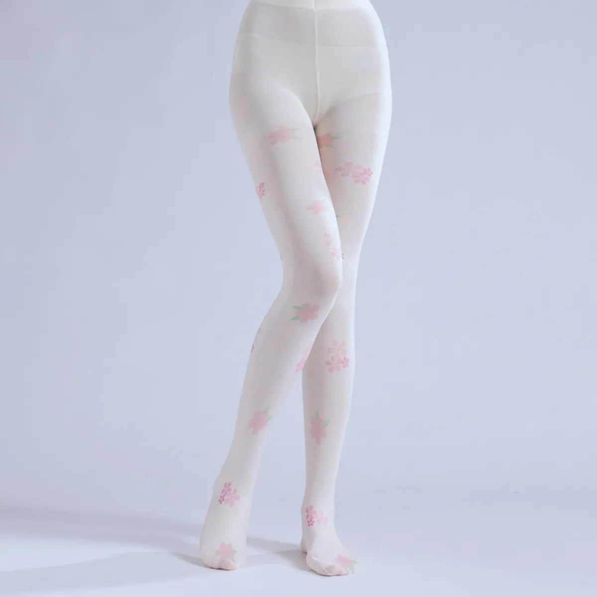 Sakura Mesh Print Tights