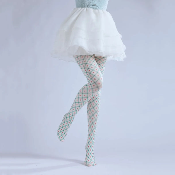 Plaid Print JK Lolita Tights