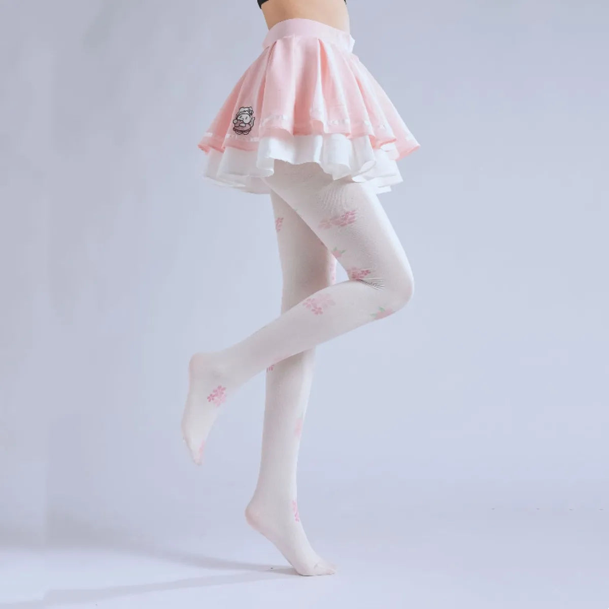 Sakura Mesh Print Tights