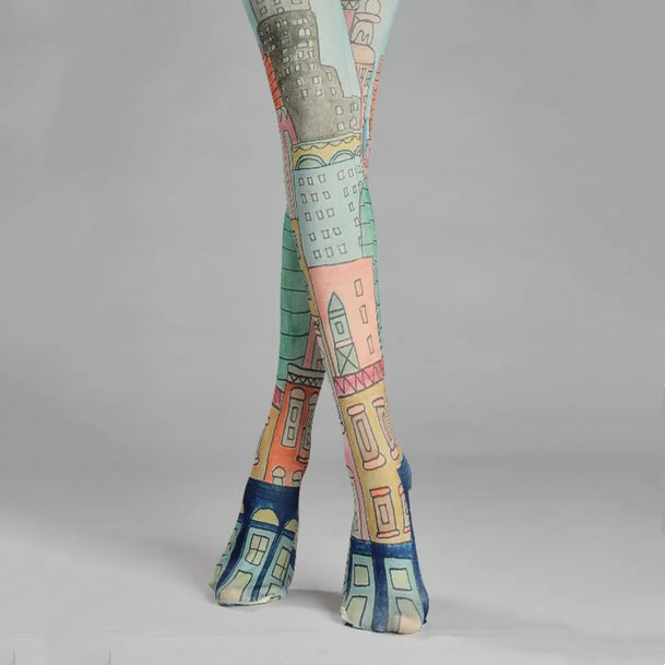 House Art Print Tights