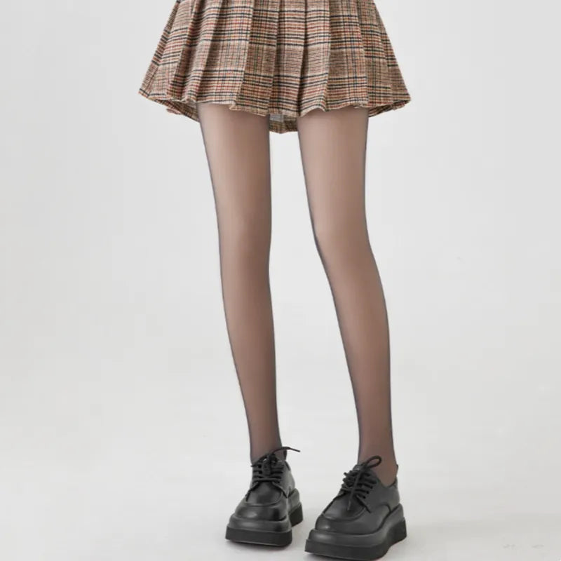 Fleece Lined Black Tights